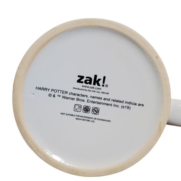 Zak! Harry Potter 4 House Crests Cartoon Style Mug Hogwarts Fantasy Myth Magic - Picture 3 of 5